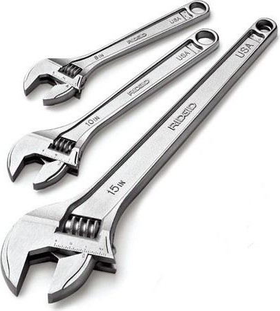 Ключ разводной RIDGID ADJ Wrench 758 86907 8" 86907
