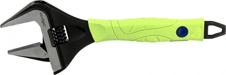 Ключ разводной СИБРТЕХ 250 мм тонкие губки, фосфатированый 15536