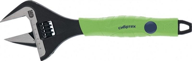 Ключ разводной СИБРТЕХ 300 мм тонкие губки, фосфатированый 15537