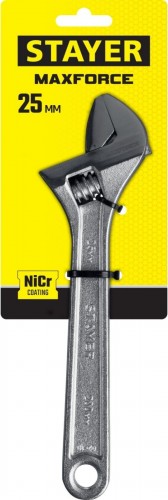 Ключ разводной STAYER MAX-Force 200 / 25 мм, 2725-20_z01 - изображение 2
