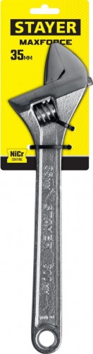 Ключ разводной STAYER MAX-Force 300 / 35 мм, 2725-30_z01 - изображение 2