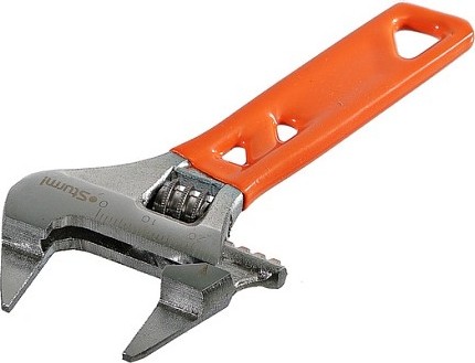 Ключ разводной Sturm 1045-19-150 120мм, зев 24мм, супертонкие губки, обливная рукоя