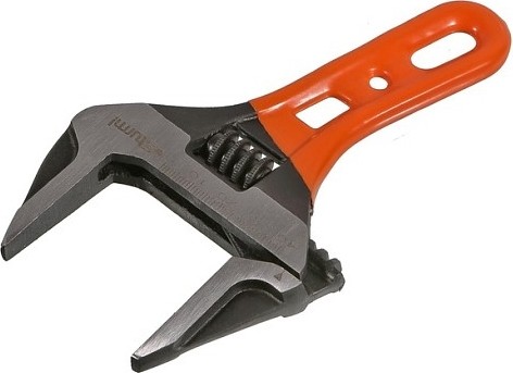 Ключ разводной Sturm 1045-28-155 c короткой ручкой 155мм, зев 41мм, crv - изображение 3