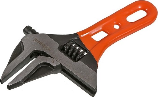 Ключ разводной Sturm 1045-28-155 c короткой ручкой 155мм, зев 41мм, crv - изображение 2