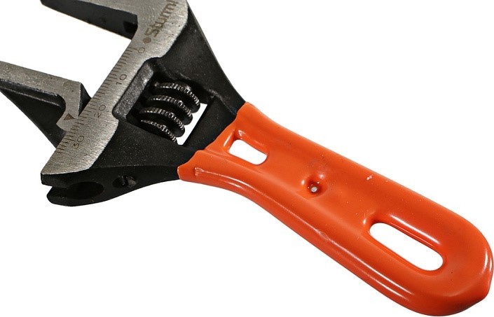 Ключ разводной Sturm 1045-28-135 c короткой ручкой 135мм, зев 34мм, crv - изображение 3