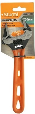 Ключ разводной Sturm 1045-29-200 200мм, crv сталь, увеличенный зев 34мм - изображение 4