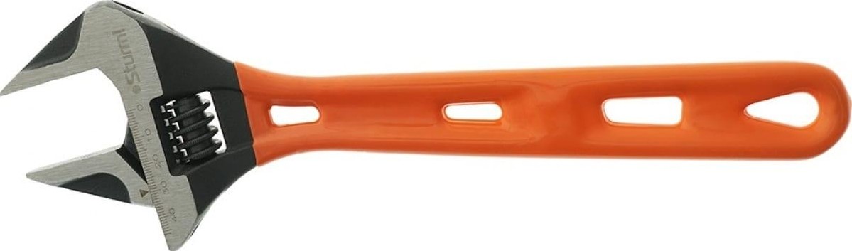 Ключ разводной Sturm 1045-29-300 300мм, crv сталь, увеличенный зев 46мм - изображение 3