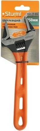 Ключ разводной Sturm 1045-29-250 250мм, crv сталь, увеличенный зев 41мм - изображение 4