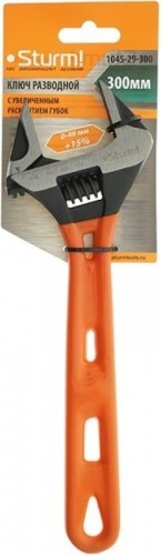 Ключ разводной Sturm 1045-29-300 300мм, crv сталь, увеличенный зев 46мм - изображение 4