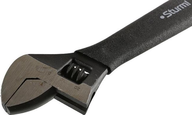 Ключ разводной Sturm 1045-31-200 200 мм, обливная пвх рукоятка - изображение 2