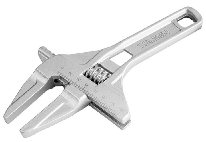 Ключ разводной TOLSEN 205х68 мм, алюминиевый TT15303