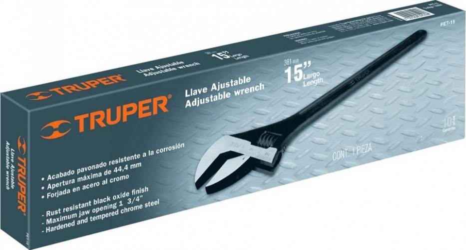 Ключ разводной TRUPER 600 мм 15499 15499 - изображение 2