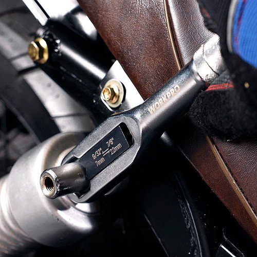 Ключ разводной WORKPRO WP272015 универсальный 7-22мм - изображение 4