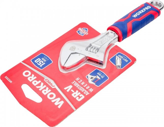 Ключ разводной WORKPRO WP272010 24х150мм - изображение 3