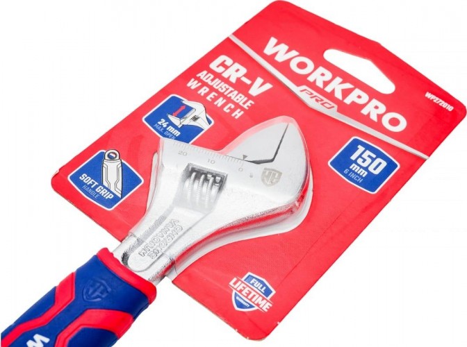 Ключ разводной WORKPRO WP272010 24х150мм - изображение 5