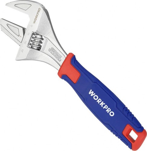 Ключ разводной WORKPRO WP272014 2-в-1 42х200мм с функцией трубного ключа - изображение 5