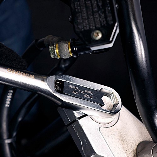 Ключ разводной WORKPRO WP272015 универсальный 7-22мм - изображение 3