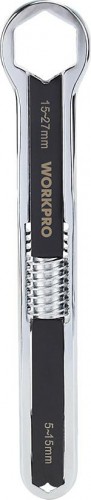 Ключ разводной WORKPRO WP272016 универсальный 5-27мм - изображение 2