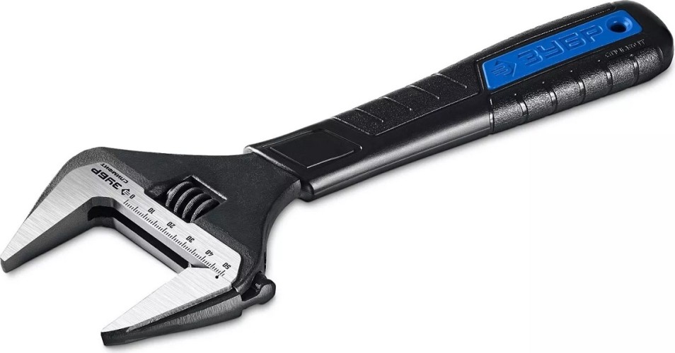 Ключ разводной ЗУБР СлимФит 250 / 50 мм профессионал 27245-25