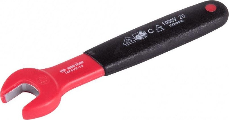 Ключ рожковый диэлектрический KING TONY 10F0VE-12 мм 10F0VE-12