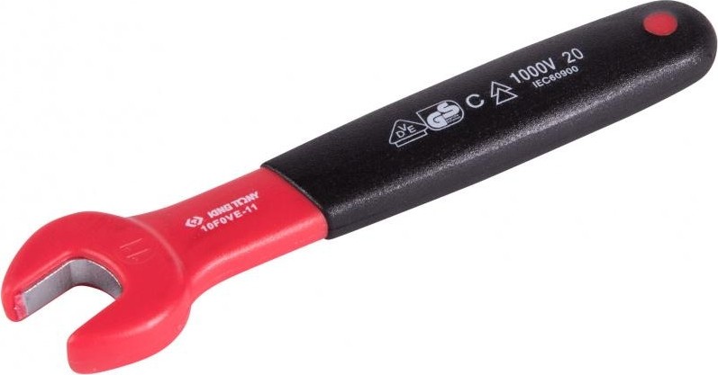 Ключ рожковый диэлектрический KING TONY 10F0VE-11 мм 10F0VE-11