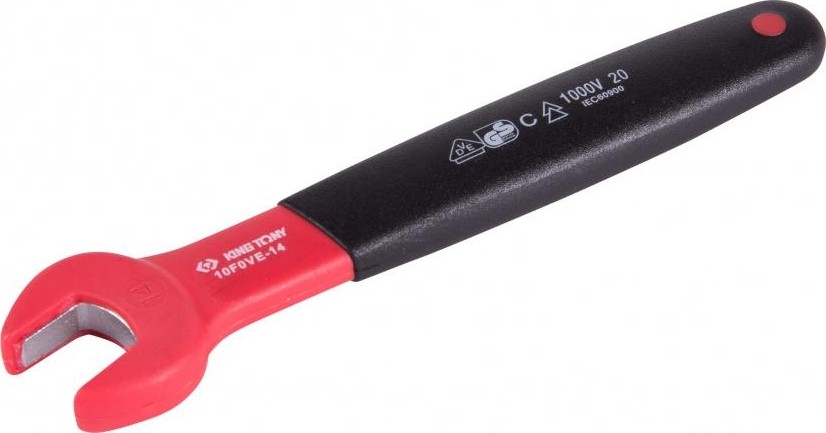 Ключ рожковый диэлектрический KING TONY 10F0VE-14 мм 10F0VE-14