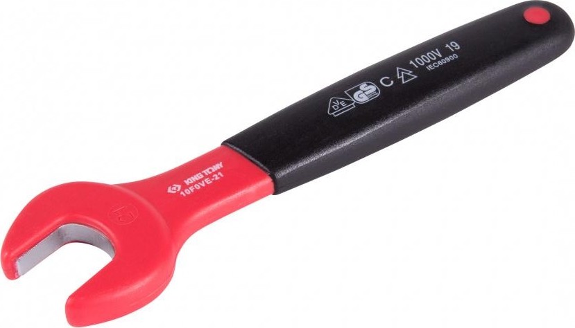 Ключ рожковый диэлектрический KING TONY 10F0VE-21 мм 10F0VE-21