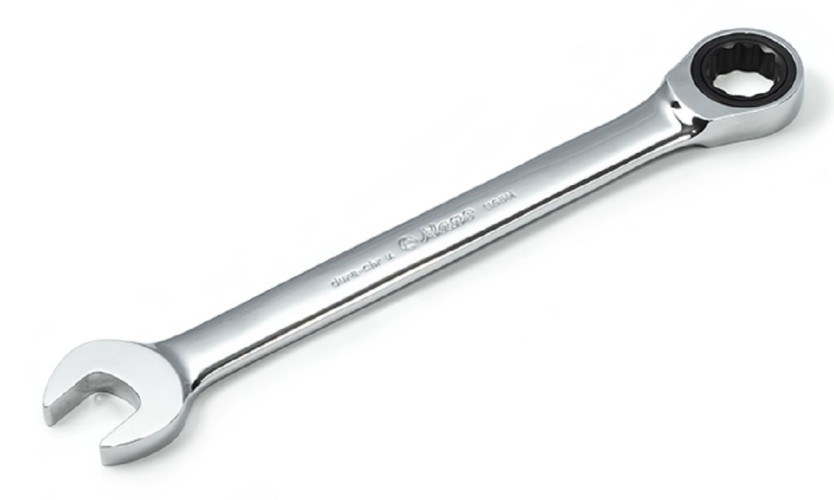 Ключ рожковый HANS 1165M19 с храповиком, 19 мм