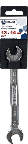 Ключ рожковый Кобальт 248-085 13x14 мм cr-v - изображение 2