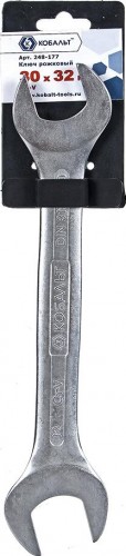 Ключ рожковый Кобальт 248-177 30x32 мм cr-v - изображение 2