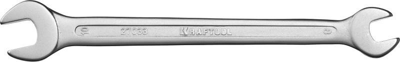 Ключ рожковый KRAFTOOL 8x10 мм гаечный 27033-08-10_z01