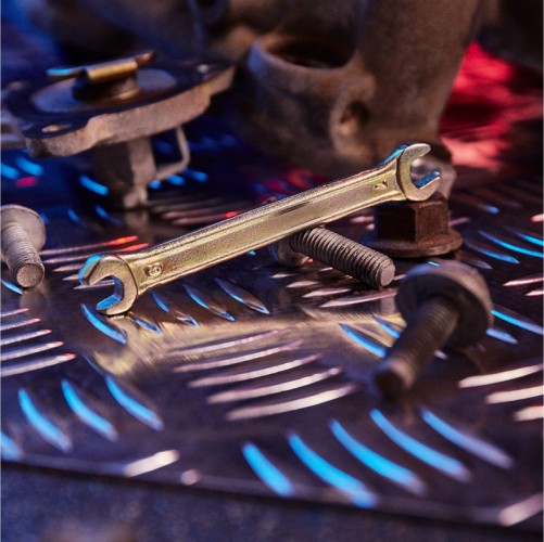 Ключ рожковый REXANT 12-5821-2 6х7 мм, желтый цинк - изображение 4