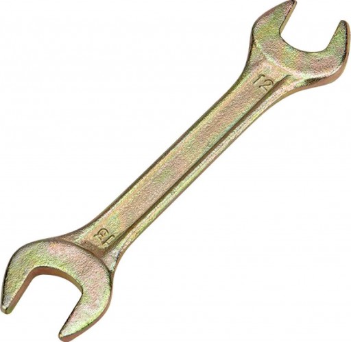 Ключ рожковый REXANT 12-5826-2 12х13 мм, желтый цинк