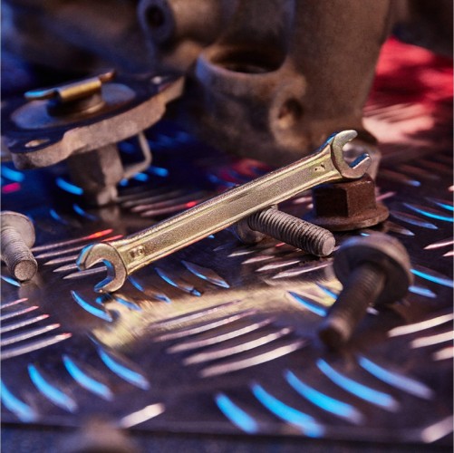 Ключ рожковый REXANT 12-5821-2 6х7 мм, желтый цинк - изображение 5