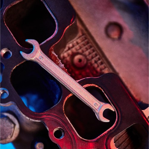 Ключ рожковый REXANT 12-5822-2 8х9 мм, желтый цинк - изображение 5