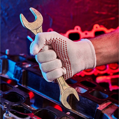 Ключ рожковый REXANT 12-5833-2 24х27 мм, желтый цинк - изображение 4