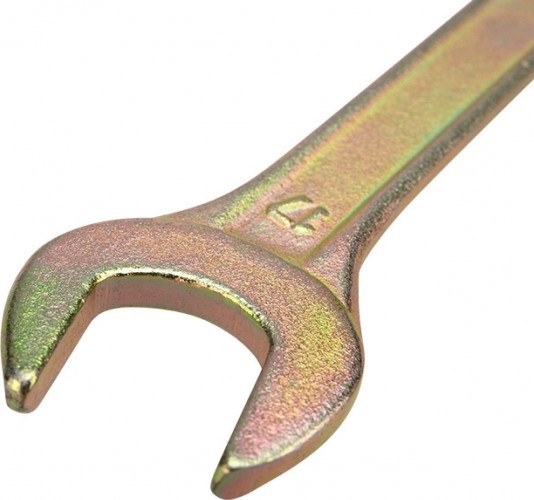 Ключ рожковый REXANT 12-5830-2 17х19 мм, желтый цинк - изображение 2