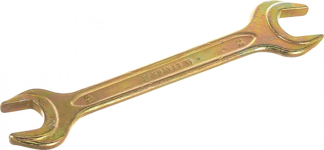 Ключ рожковый STAYER MASTER гаечный 19x22 мм, 27038-19-22