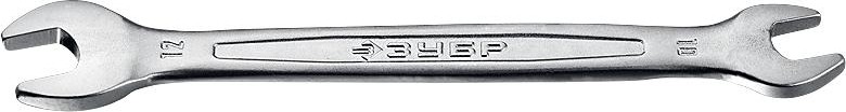 Ключ рожковый ЗУБР МАСТЕР гаечный 10x12 мм 27010-10-12