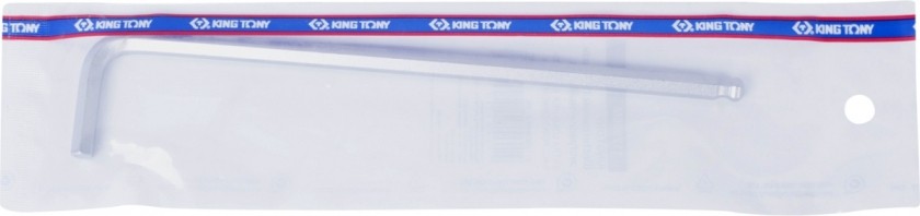 Ключ шестигранный KING TONY L-образный экстрадлинный с шариком 6.00 мм 112006М 112006M - изображение 2