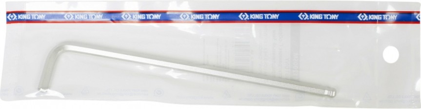 Ключ шестигранный KING TONY L-образный экстрадлинный с шариком 5.00 мм 112005М 112005M - изображение 2