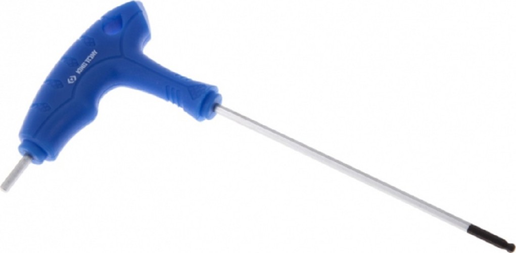 Ключ шестигранный KING TONY L-образный с шариком 2.50 мм 116025MR 116025M - изображение 2