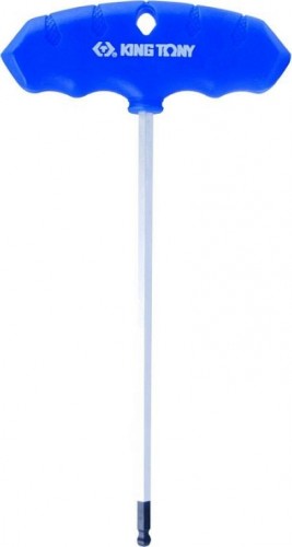 Ключ шестигранный KING TONY 115025MR т-образный 2,5 мм, 90,0х137,0 мм, с шаровым оконча