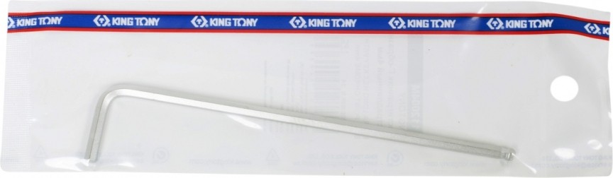 Ключ шестигранный KING TONY L-образный экстрадлинный с шариком 4.00 мм 112004М 112004M - изображение 2