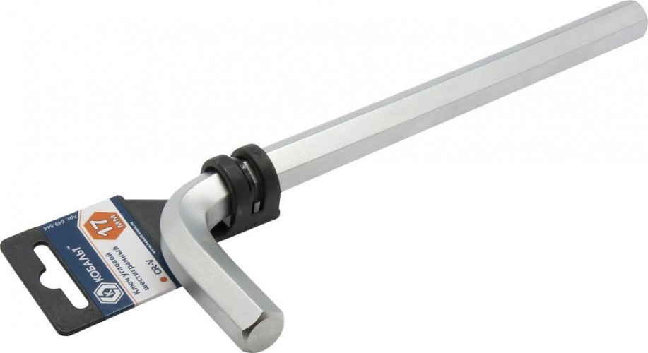 Ключ шестигранный Кобальт 649-844 угловой 17 мм cr-v - изображение 2