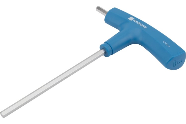 Ключ шестигранный Norgau 6 мм т-образный. 061009060