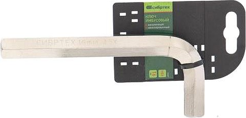 Ключ шестигранный СИБРТЕХ L-образный 16.00 мм 12347 12347