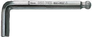 Ключ шестигранный WERA L-образный со сферической головкой 950 PKS 3.00 мм WE-133153 WE-133153