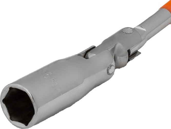 Ключ свечной REXANT 80-0726 т-образный с карданным шарниром, 16х250мм - изображение 2
