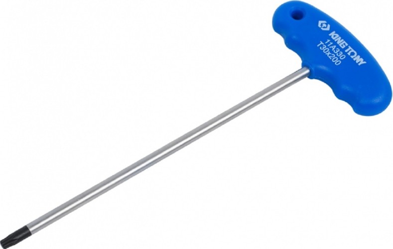 Ключ Т-образный TORX KING TONY 11A330R удлинненый, T30